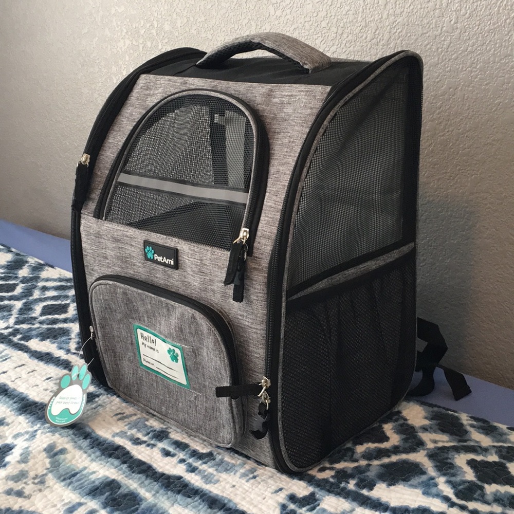 PetAmi Hiking Travel Backpack for Cats & Dogs